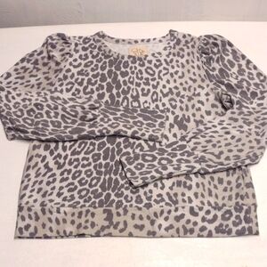 Chic Leopard Print blouse, Office,